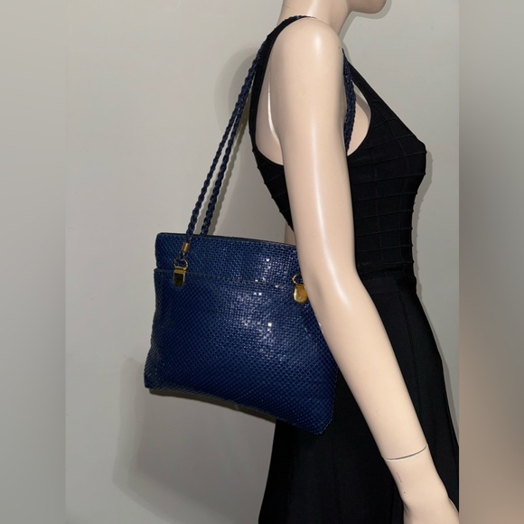 Bags by Marlo Handbags - Vintage Bags by Marlo Navy Shoulder Bag